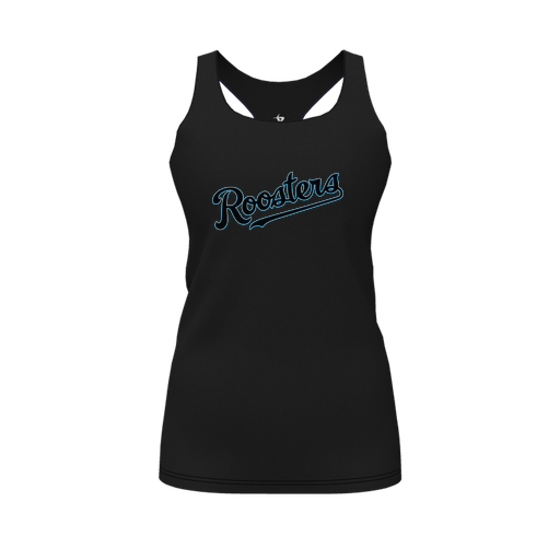 [FT0TRBBK-FYS-LOGO2] Decker Racerback Tank Top (Female Youth S, Black, Logo 2)