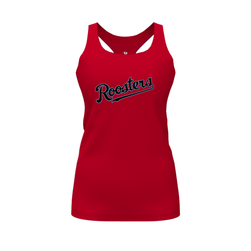 [FT0TRBRD-FYS-LOGO2] Decker Racerback Tank Top (Female Youth S, Red, Logo 2)