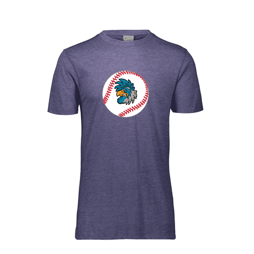 [FTSCUBRY-AS-LOGO3] Decker Men's Tri-Blend T-Shirt - Short Sleeve (Adult S, Royal, Logo 3)