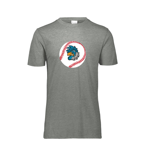 [FTSCUBGY-AS-LOGO3] Decker Men's Tri-Blend T-Shirt - Short Sleeve (Adult S, Gray, Logo 3)