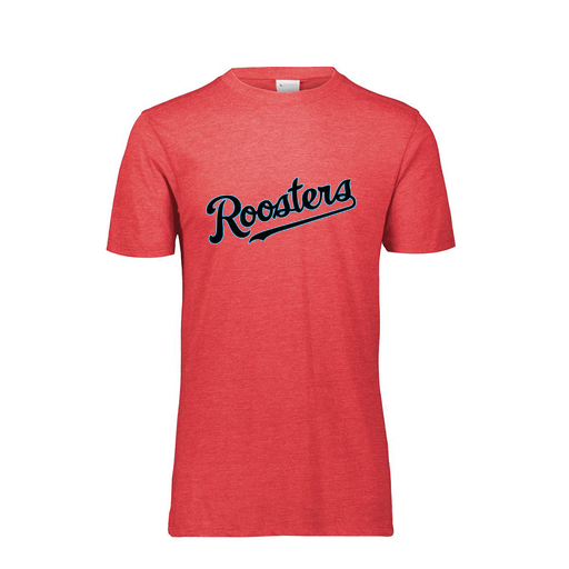 [FTSCUBRD-YS-LOGO2] Decker Youth Tri-Blend T-Shirt - Short Sleeve (Youth S, Red, Logo 2)