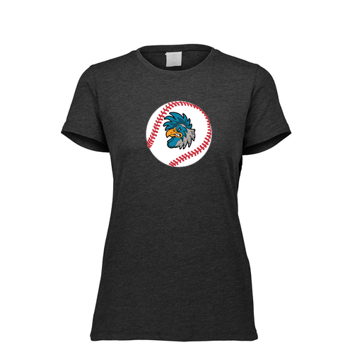 [FTSCUBBK-FAXS-LOGO3] Decker Women's Tri-Blend T-Shirt - Short Sleeve (Female Adult XS, Black, Logo 3)