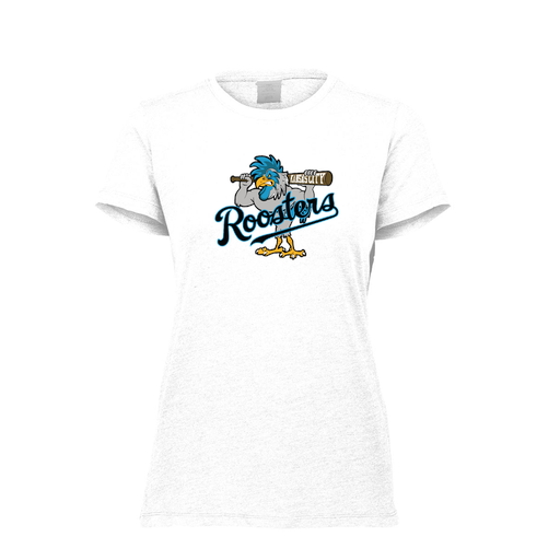 [FTSCUBWH-FAXS-LOGO1] Decker Women's Tri-Blend T-Shirt - Short Sleeve (Female Adult XS, White, Logo 1)