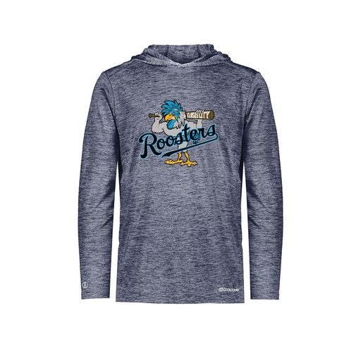 [FOLHCGNV-AS-LOGO1] Decker Men's Charge Hoodie (Adult S, Navy, Logo 1)