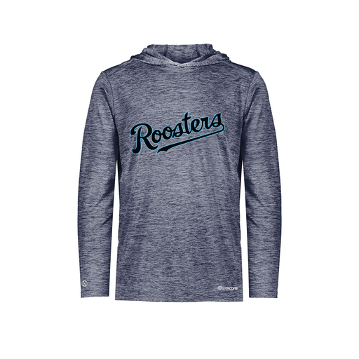 [FOLHCGNV-AS-LOGO2] Decker Men's Charge Hoodie (Adult S, Navy, Logo 2)