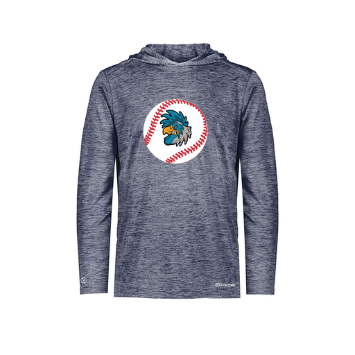 [FOLHCGNV-AS-LOGO3] Decker Men's Charge Hoodie (Adult S, Navy, Logo 3)