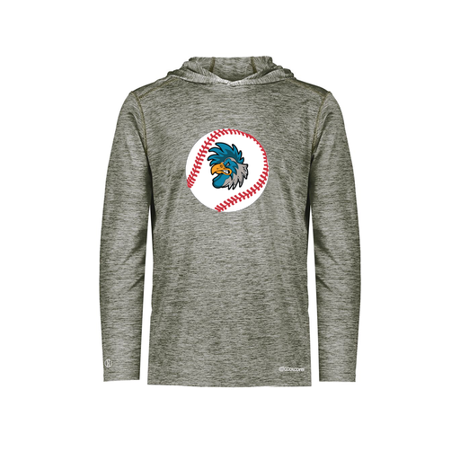 [FOLHCGGY-AS-LOGO3] Decker Men's Charge Hoodie (Adult S, Gray, Logo 3)