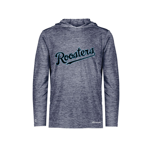 [FOLHCGNV-YS-LOGO2] Decker Youth Charge Hoodie (Youth S, Navy, Logo 2)