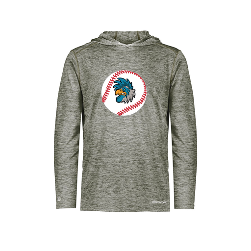 [FOLHCGGY-YS-LOGO3] Decker Youth Charge Hoodie (Youth S, Gray, Logo 3)